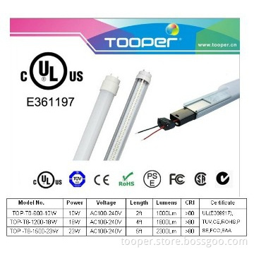 T8 led tube compatible with traditional ballast UL TUV SAA PSE CE ROHS